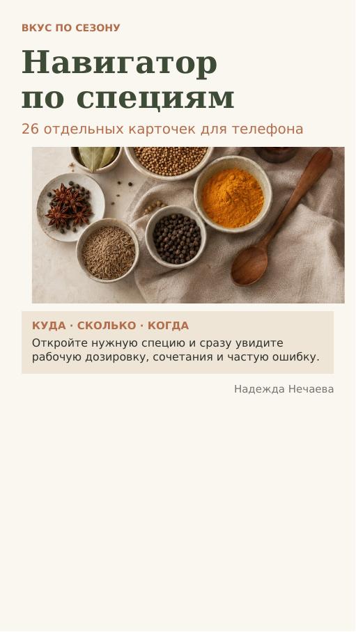 Обложка «Навигатора по специям»